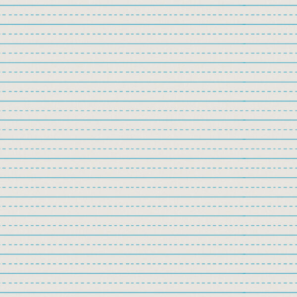 Newsprint Handwriting Paper, Alternate Dotted, Grade 3, 1-2" x 1-4" Ruled Long, 11" x 8-1-2", 500 Sheets Per Pack, 5 Packs