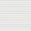 Newsprint Handwriting Paper, Skip-A-Line, Grade 1, 1" x 1-2" x 1-2" Ruled Long, 11" x 8-1-2", 500 Sheets Per Pack, 5 Packs