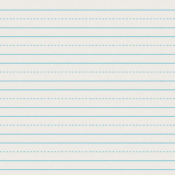 Newsprint Handwriting Paper, Skip-A-Line, Grade 2, 3-4" x 3-8" x 3-8" Ruled Long, 11" x 8-1-2", 500 Sheets Per Pack, 3 Packs