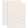 Newsprint Handwriting Paper, Picture Story, 7-8" x 7-16" Ruled Short, 9" x 12", 500 Sheets Per Pack, 2 Packs