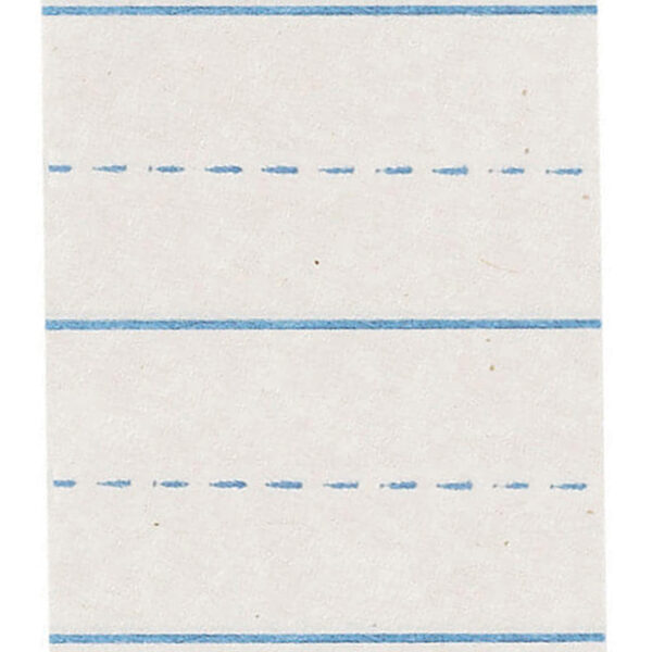 Newsprint Handwriting Paper, Picture Story, 7-8" x 7-16" Ruled Long, 18" x 12", 500 Sheets