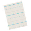 Newsprint Handwriting Paper, Skip-A-Line, Grade 1, 1-2" x 1-4" x 1-4" Ruled Long, 11" x 8-1-2", 500 Sheets Per Pack, 3 Packs