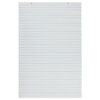 Primary Chart Pad, White, 1" Ruled Short Way, 24" x 36", 100 Sheets