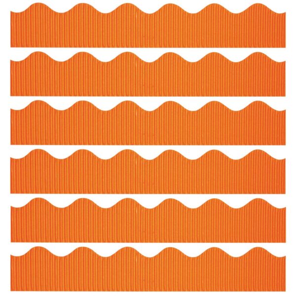 Decorative Border, Orange, 2-1-4" x 50', 6 Rolls