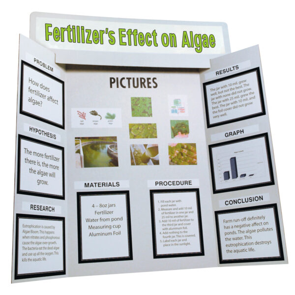 Presentation Board Kit, White, Includes Self-Adhesive Letters, 48" x 36", 3 Kits