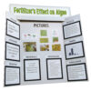 Presentation Board Kit, White, Includes Self-Adhesive Letters, 48" x 36", 1 Kit