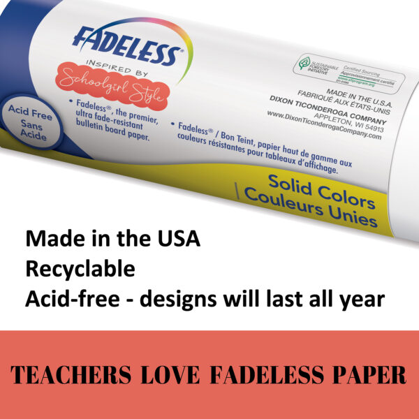 Schoolgirl Style Bulletin Board Paper, 48" x 50' Roll, Lavender Haze