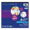 ERSPAC4735-6.jpg Drawing Paper Pad, Heavyweight, 9" x 12", 24 Sheets Per Pad, Pack of 6