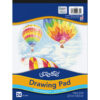 ERSPAC4735-6_2.jpg Drawing Paper Pad, Heavyweight, 9" x 12", 24 Sheets Per Pad, Pack of 6