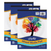 400129479 (P4827) UCreate® MixedMediaPad_9x12_50ct_COO-CANADA_( Mixed Media Pad, 9" x 12", 50 Sheets, Pack of 3