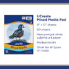Mixed Media Art Paper, Heavyweight, 9" x 12", 60 Sheets Per Pack, 6 Packs