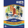 400128053 (P4925) UCreate_Watercolor Paper_9x12_50ct (2.1) Watercolor Paper, White, 90lb., 9" x 12", 50 Sheets Per Pack, 3 Packs