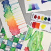 ERSPAC4943-2_1.jpg Watercolor Paper, White, Package, 140 lb., 9" x 12", 50 Sheets Per Pack, 2 Packs