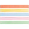 Sentence Strips, 5 Assorted Colors, 1-1-2" Ruled, 3" x 24", 100 Strips Per Pack, 3 Packs