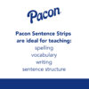 ERSPAC5185-3_3.jpg Dry Erase Sentence Strips, White, 1-1-2" X 3-4" Ruled, 3" x 24", 30 Per Pack, 3 Packs