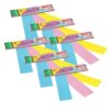 ERSPAC5188-6.jpg Dry Erase Sentence Strips, 3 Assorted Colors, 1-1-2" X 3-4" Ruled, 3" x 12", 30 Per Pack, 6 Packs