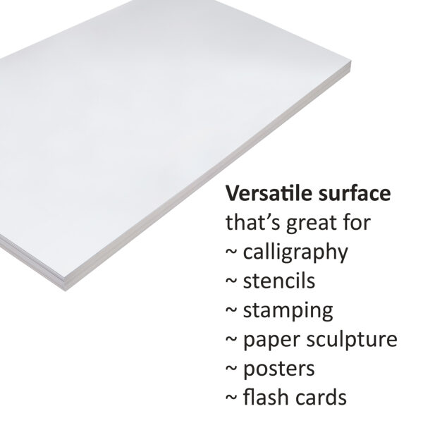 ERSPAC5281-3_2.jpg Medium Weight Tagboard, White, 9" x 12", 100 Sheets Per Pack, 3 Packs