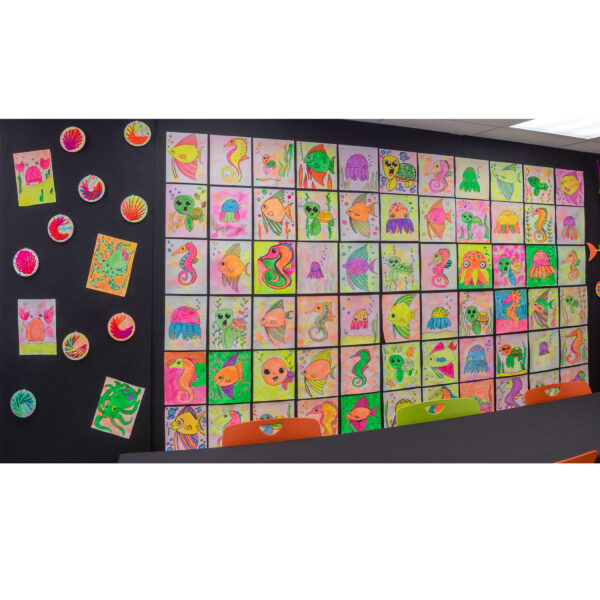 Premium Coated Poster Board, Black, 22" x 28", 25 Sheets