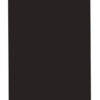 Coated Poster Board, Black, 22" x 28", 25 Sheets