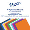 4-Ply Railroad Board, Purple, 22" x 28", 25 Sheets