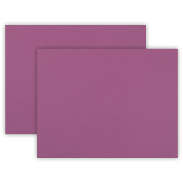 4-Ply Railroad Board, Magenta, 22" x 28", 25 Sheets Per Pack, 2 Packs