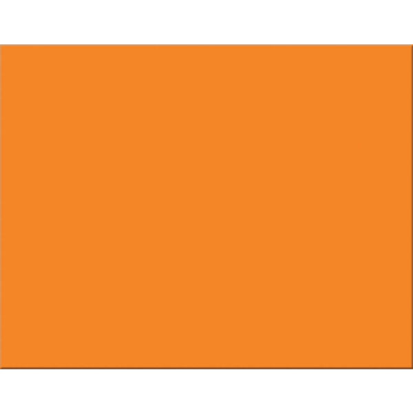 4-Ply Railroad Board, Orange, 22" x 28", 25 Sheets