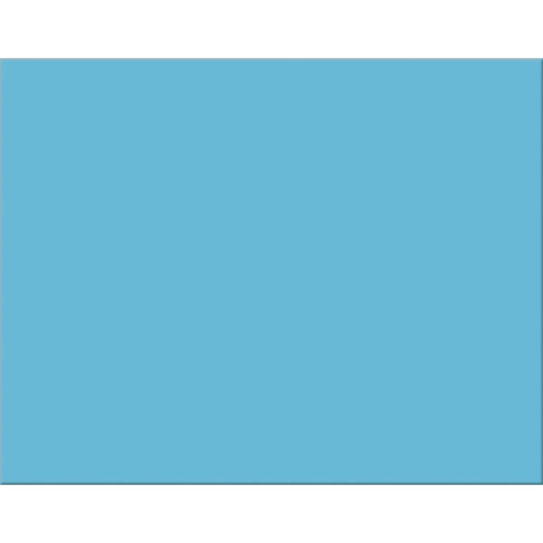 4-Ply Railroad Board, Light Blue, 22" x 28", 25 Sheets
