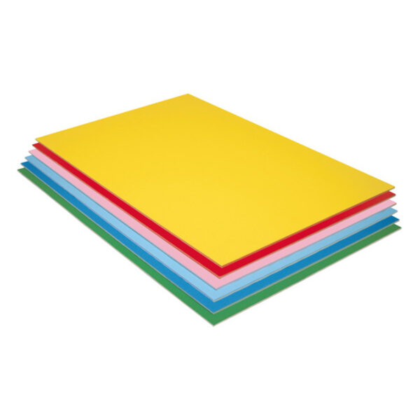 ERSPAC5512.jpg Foam Board, 6 Assorted Colors, Matte, 20" x 30", 12 Sheets