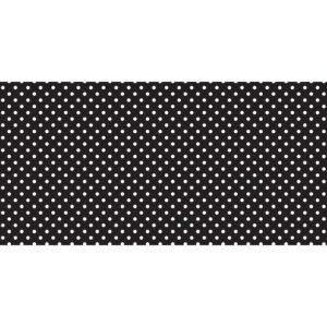 Bulletin Board Art Paper, Classic Dots-Black & White, 48" x 50', 1 Roll