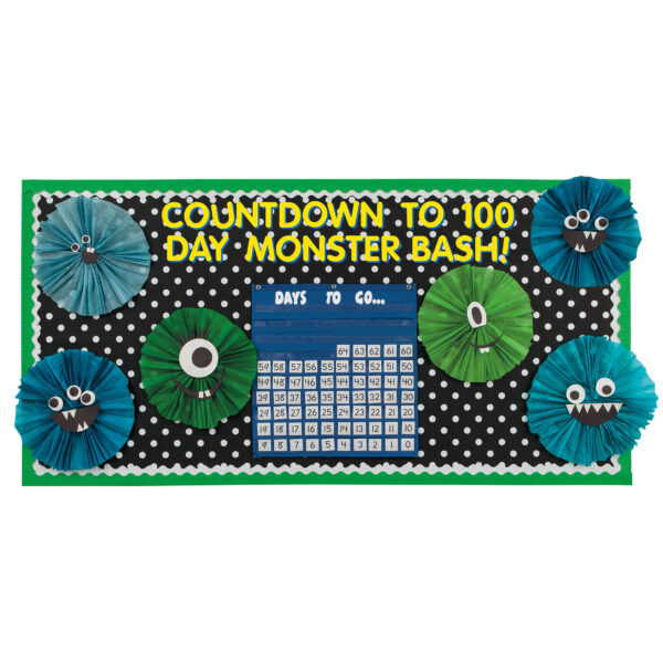 Bulletin Board Art Paper, Classic Dots-Black & White, 48" x 50', 1 Roll