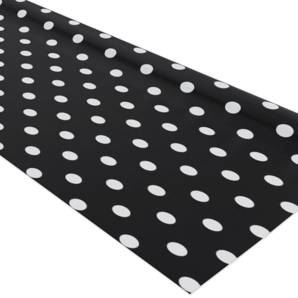 Bulletin Board Art Paper, Classic Dots-Black & White, 48" x 50', 1 Roll