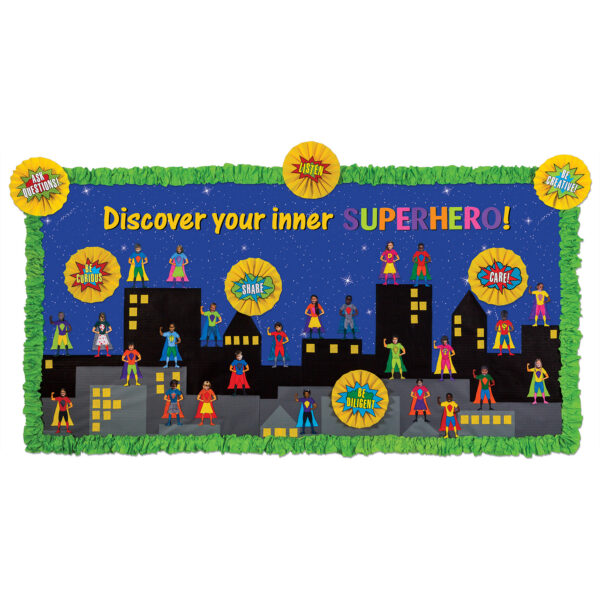 Bulletin Board Art Paper, Night Sky, 48" x 12', 4 Rolls