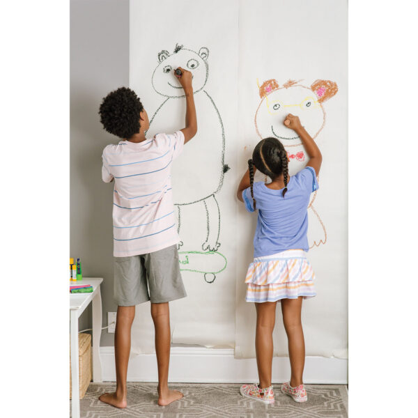 Lightweight Kraft Paper Roll, White, 24" x 1000', 1 Roll