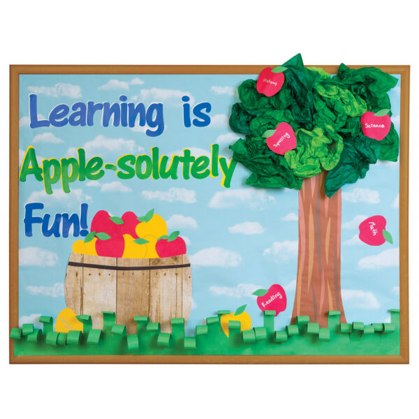 Bulletin Board Art Paper, Clouds, 48" x 50', 1 Roll