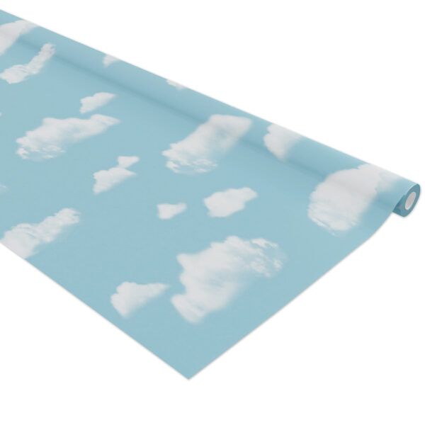Bulletin Board Art Paper, Clouds, 48" x 50', 1 Roll
