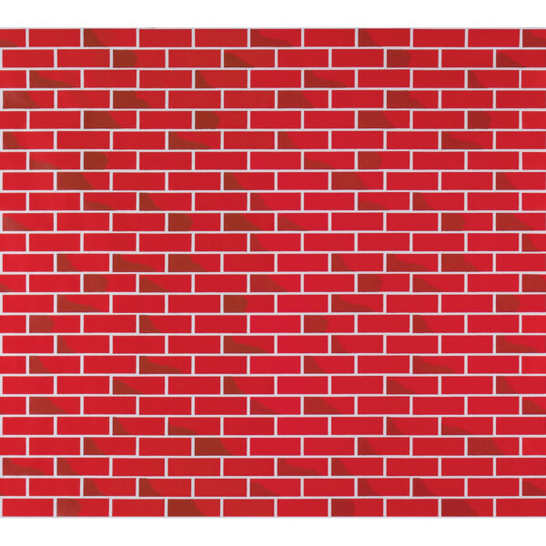 Bulletin Board Art Paper, Tu-Tone Brick, 48" x 50', 1 Roll