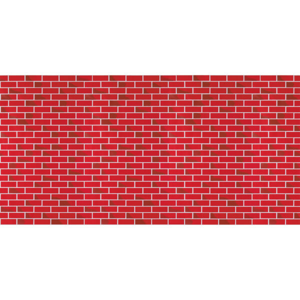 Bulletin Board Art Paper, Tu-Tone Brick, 48" x 50', 1 Roll