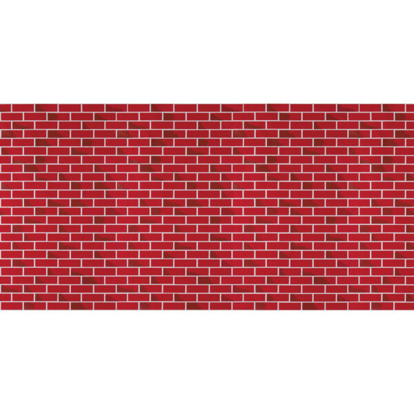 Bulletin Board Art Paper, Tu-Tone Brick, 48" x 12', 4 Rolls