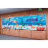 Bulletin Board Art Paper, Under The Sea, 48" x 50', 1 Roll
