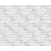 Bulletin Board Art Paper, White Brick, 48" x 50', 1 Roll
