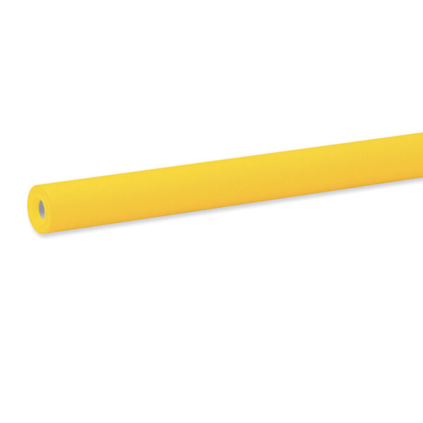 Bulletin Board Art Paper, Canary, 48" x 50', 1 Roll