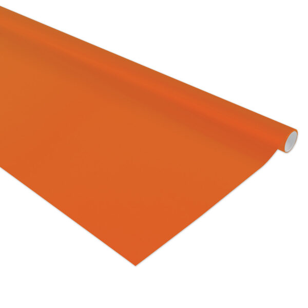 Bulletin Board Art Paper, Orange, 48" x 50', 1 Roll
