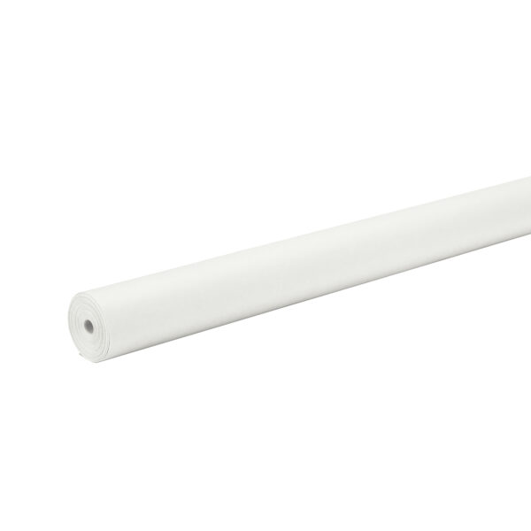 Colored Kraft Duo-Finish Paper, 48" x 200', White, 1 Roll