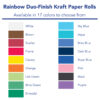 Colored Kraft Duo-Finish Paper, Orange, 36" x 1,000', 1 Roll