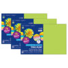 Construction Paper, Heavyweight, 5 Assorted Hot Colors, 12" x 18", 50 Sheets Per Pack, 3 Packs