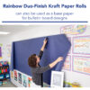 Colored Kraft Duo-Finish Paper, Sky Blue, 36" x 100', 1 Roll