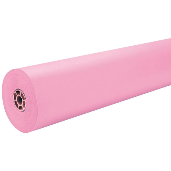 Colored Kraft Duo-Finish Paper, Pink, 36" x 100', 1 Roll
