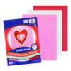 Construction Paper, Heavyweight, Valentine Assortment, 9" x 12", 150 Sheets Per Pack, 3 Packs