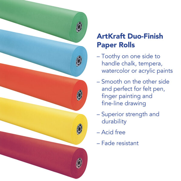 Duo-Finish Paper, Canary, 48" x 200', 1 Roll