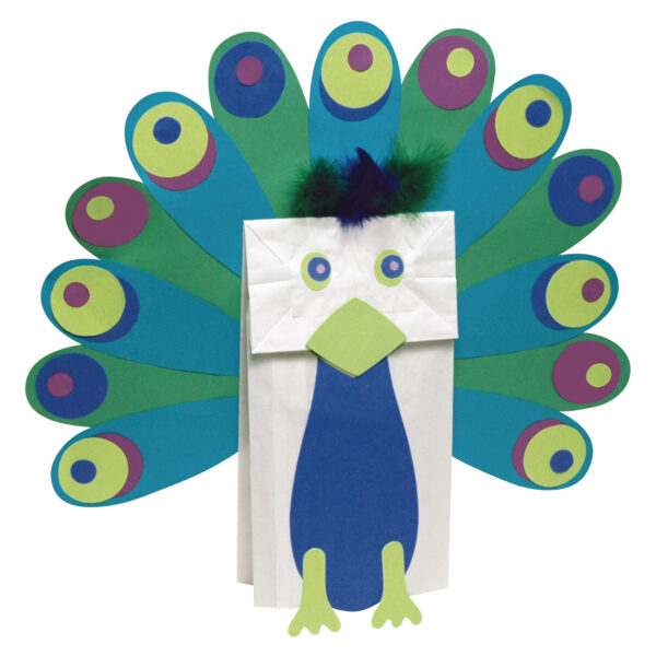 Kraft Bag, White, 6" x 3-5-8" x 11", 100 Bags Per Pack, 2 Packs